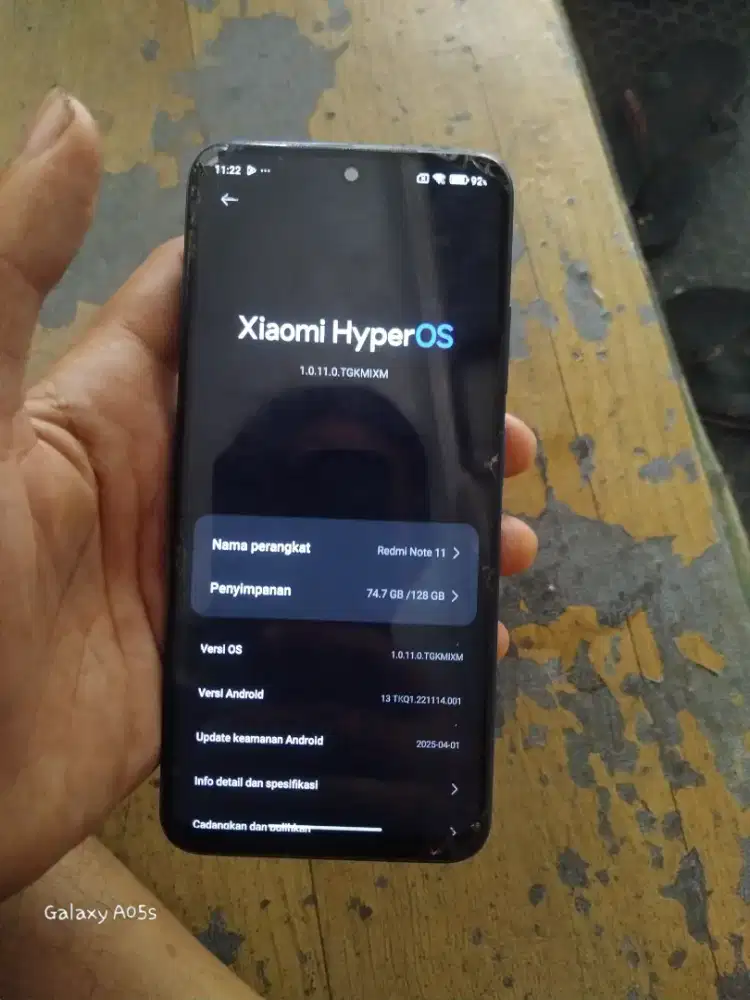 Redmi note 11 nfc ram 6+2/128gb