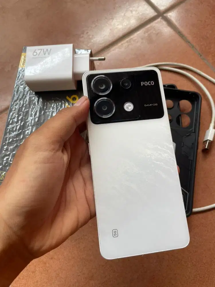 poco x6 5g tinggal pake ram 12gb/storage 256gb fullset
