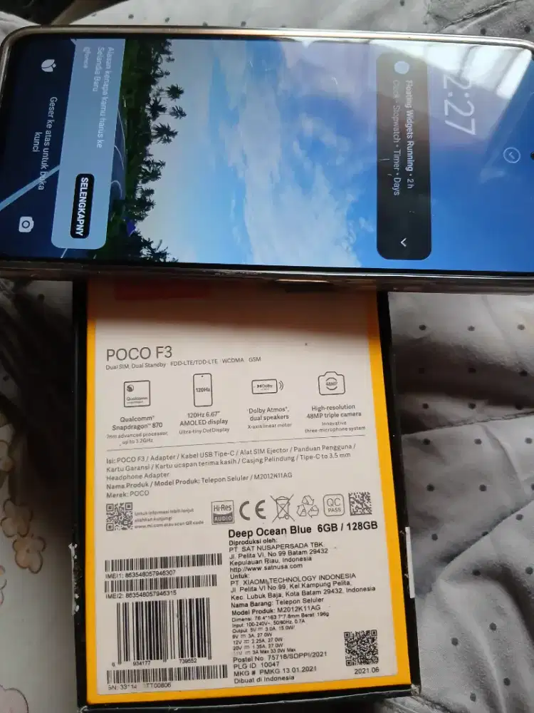 Poco f3 6/128 siapa cepat dia dapat