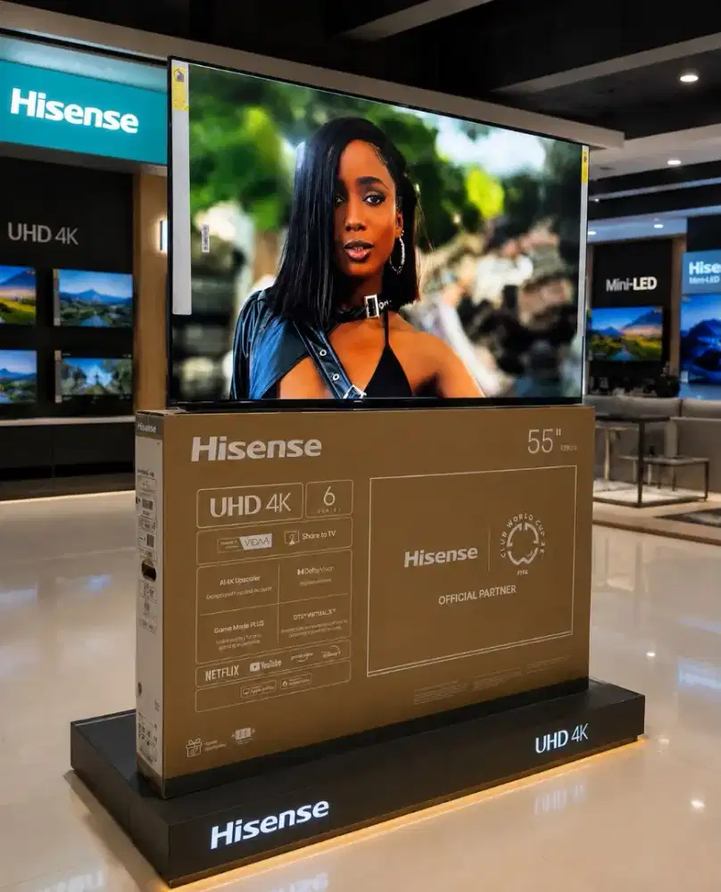 CICILAN HISENSE 4K ULED MINI LED TV 55 INCH