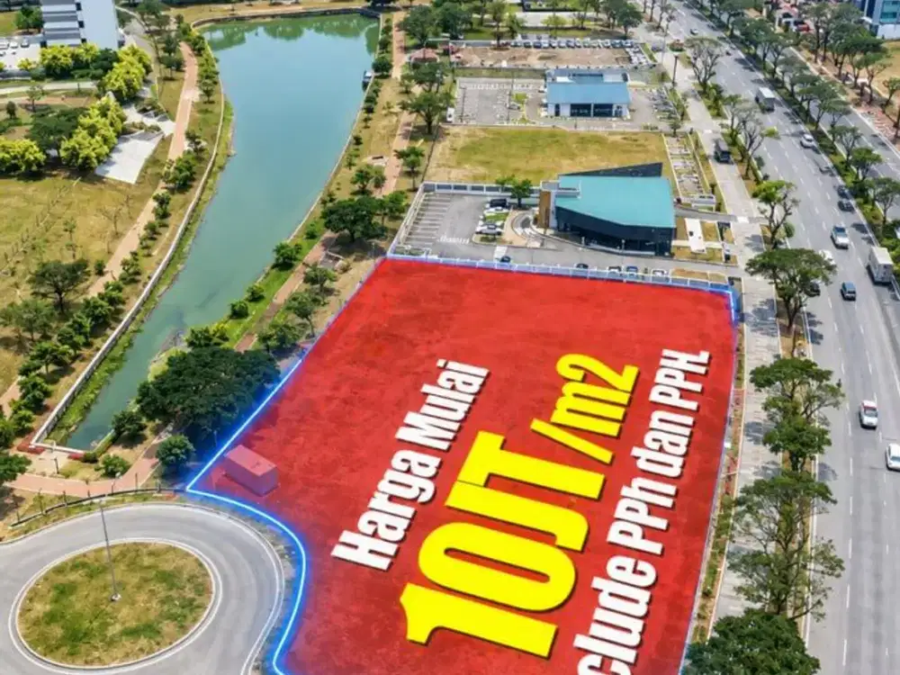 Dijual Kavling Komersial Delta Mas Cikarang Luas 3.919 m² – Rp10 Juta/m²