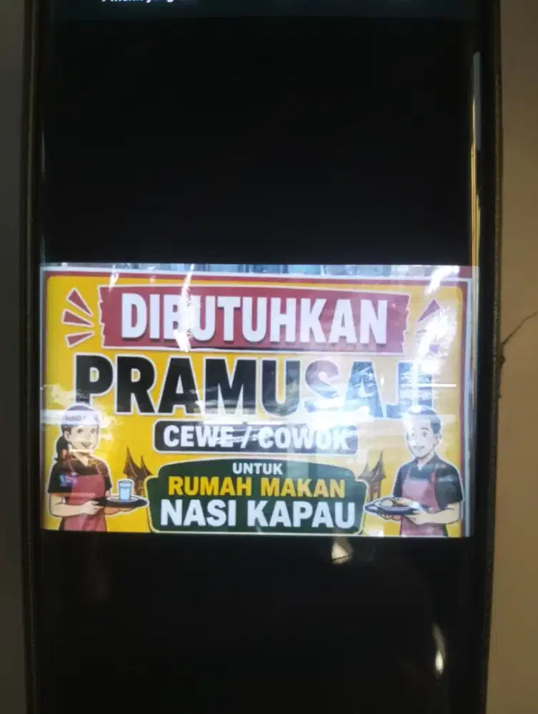 Dicari Pramusaji Nasi Kapau Mak Kudun Asli Bukittinggi