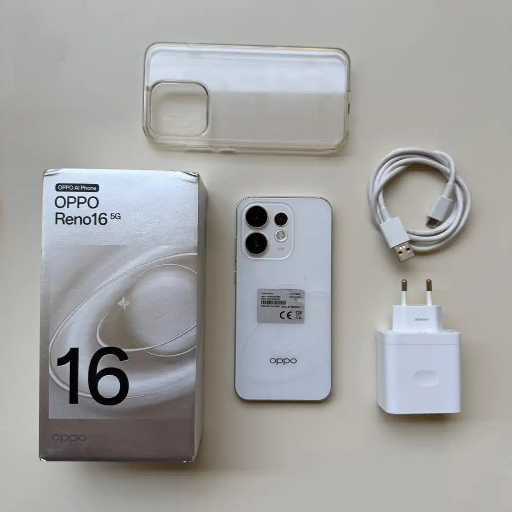 Oppo reno 16 5g 8/256 pemakaian singkat
