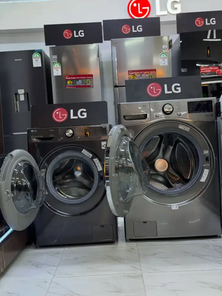 CICILAN LG WASHING MACHINE FRONT LOADING 15 KG