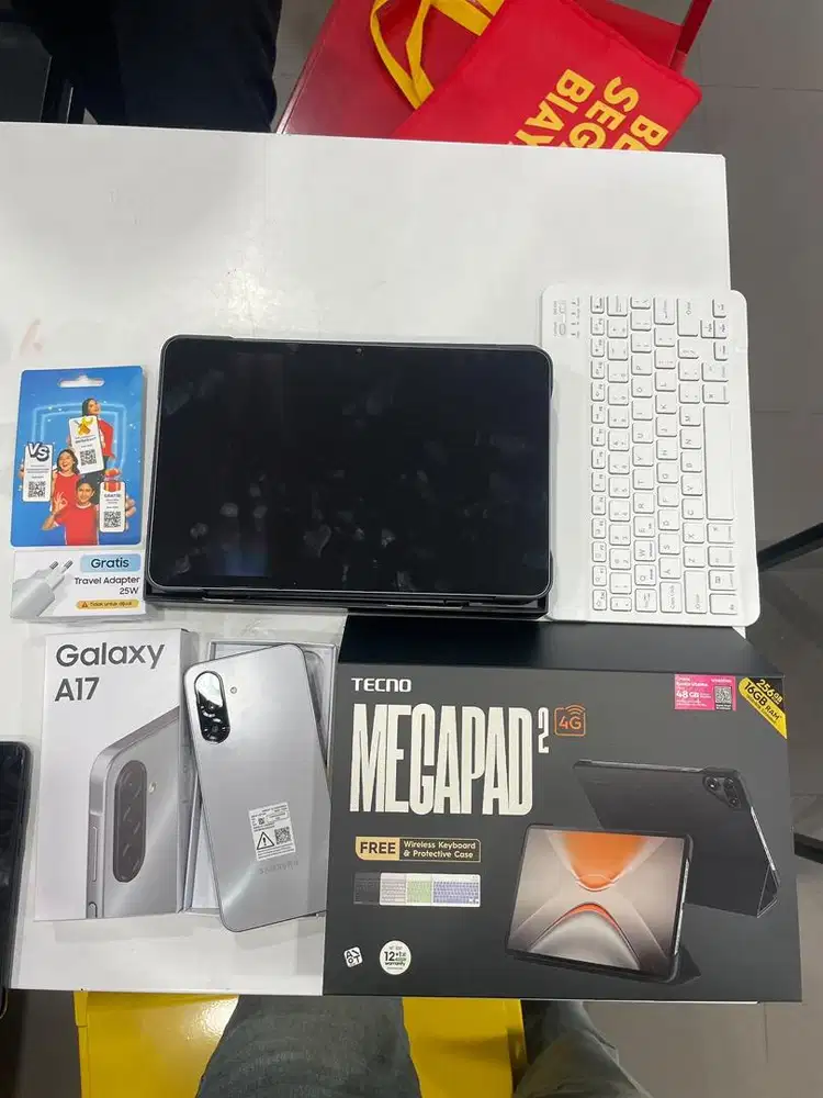 tablet mulai 183ribu/bln tecno megapad 2 gratis keyboard