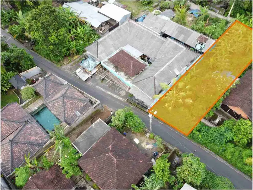 Dijual Tanah siap Bangun Sangat cocok untuk guesthouse home stay ataupun Villa Di jalan tumbak bayuh pererenan Badung Bali