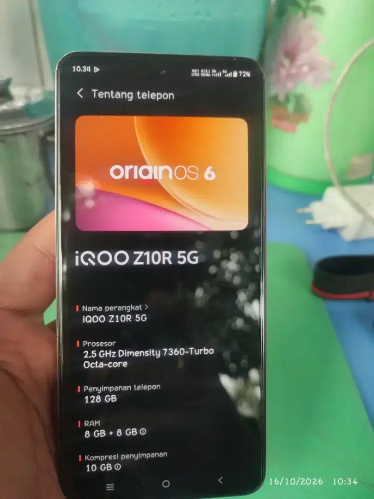 Iqoo Z10R 5G Gold