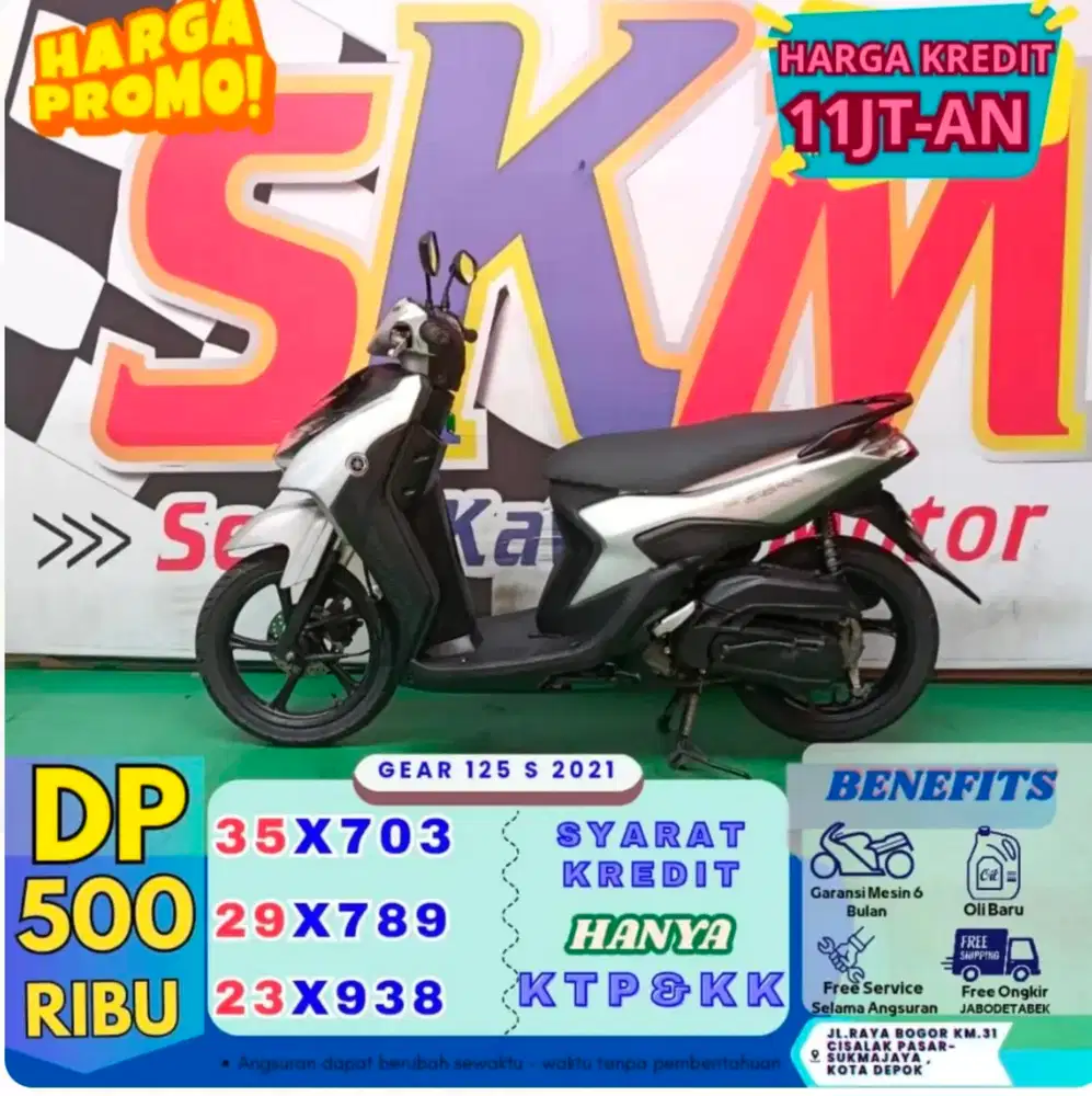 (DP 500 free servis slma angsrn) gear 2021 cash credt