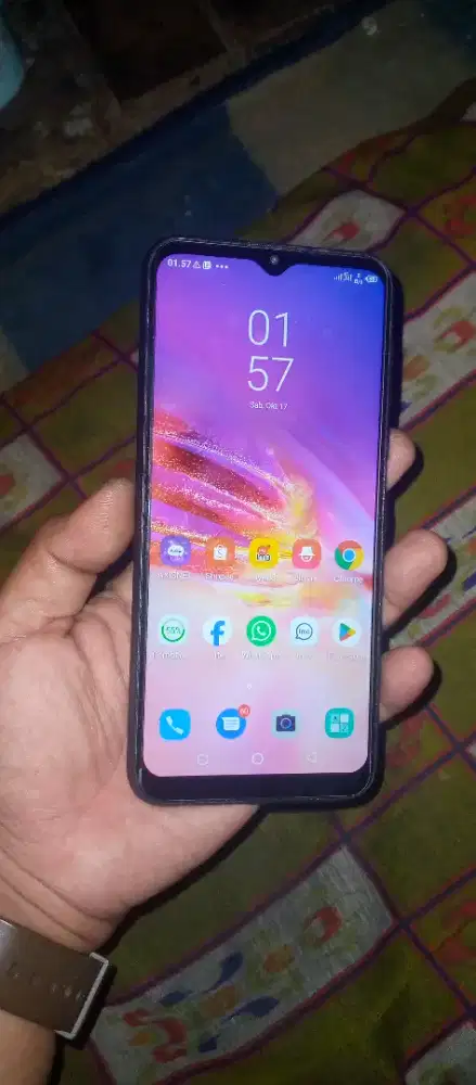 infinix smart 4 ram 2/32 layar ganal bening no minus