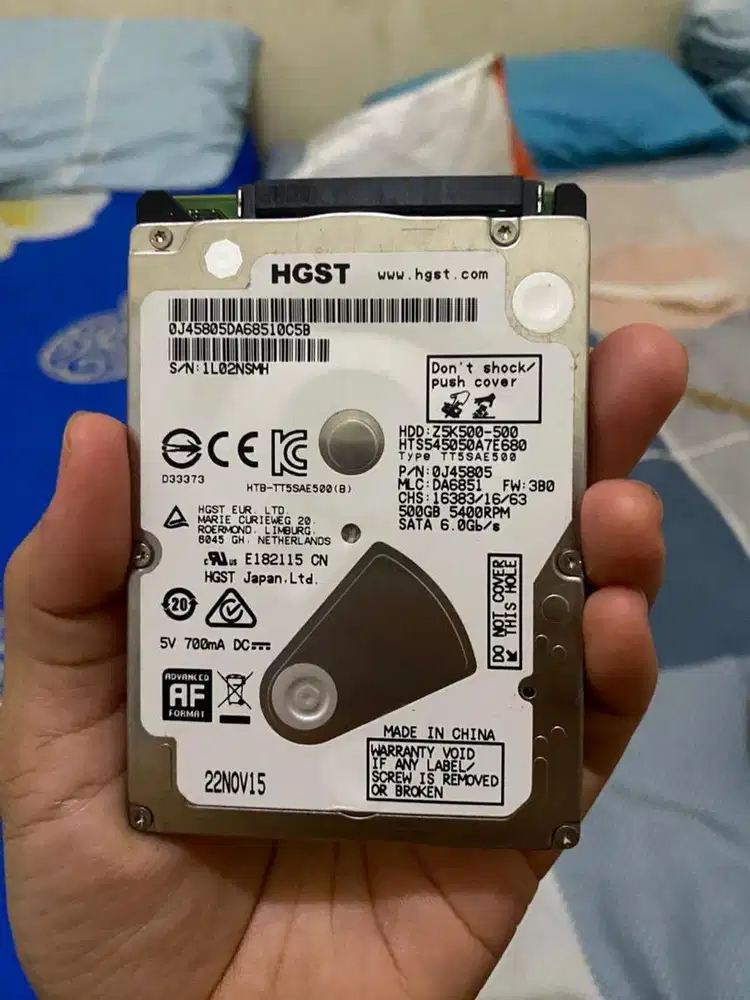 Hardisk hgst 500gb