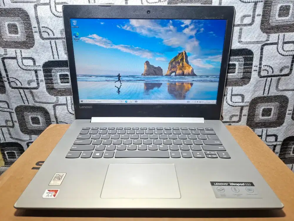 Laptop Lenovo ideapad 330 Amd A4 SSD + HDD murah siap pakai