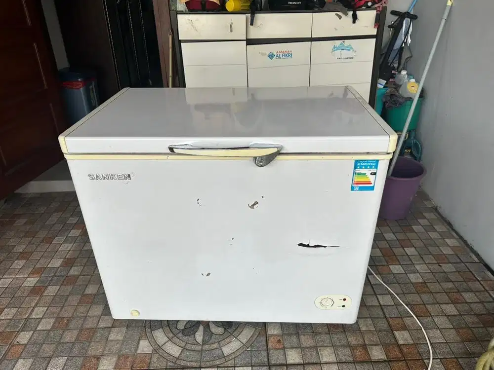 Jual Chest Freezer SANKEN SRF-320WH 300 Liter