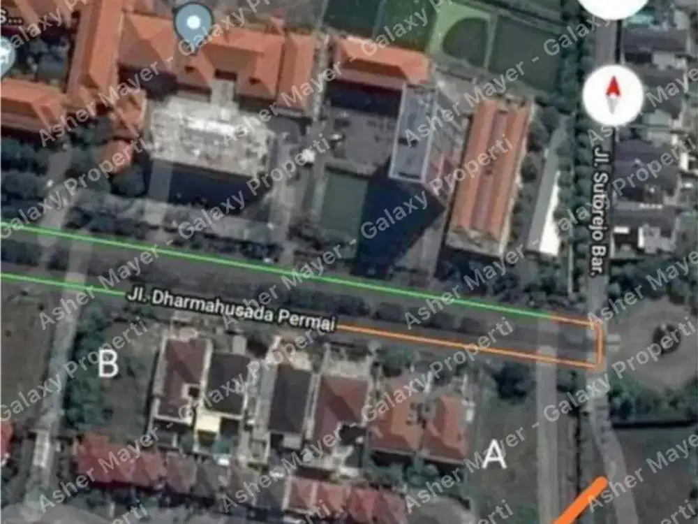 Kavling Langka Pondok Dharmahusada di Main Road cocok untuk dibangun kost2an, dekat dengan unair, galaxy mall, rs mitra keluarga Surabaya Timur