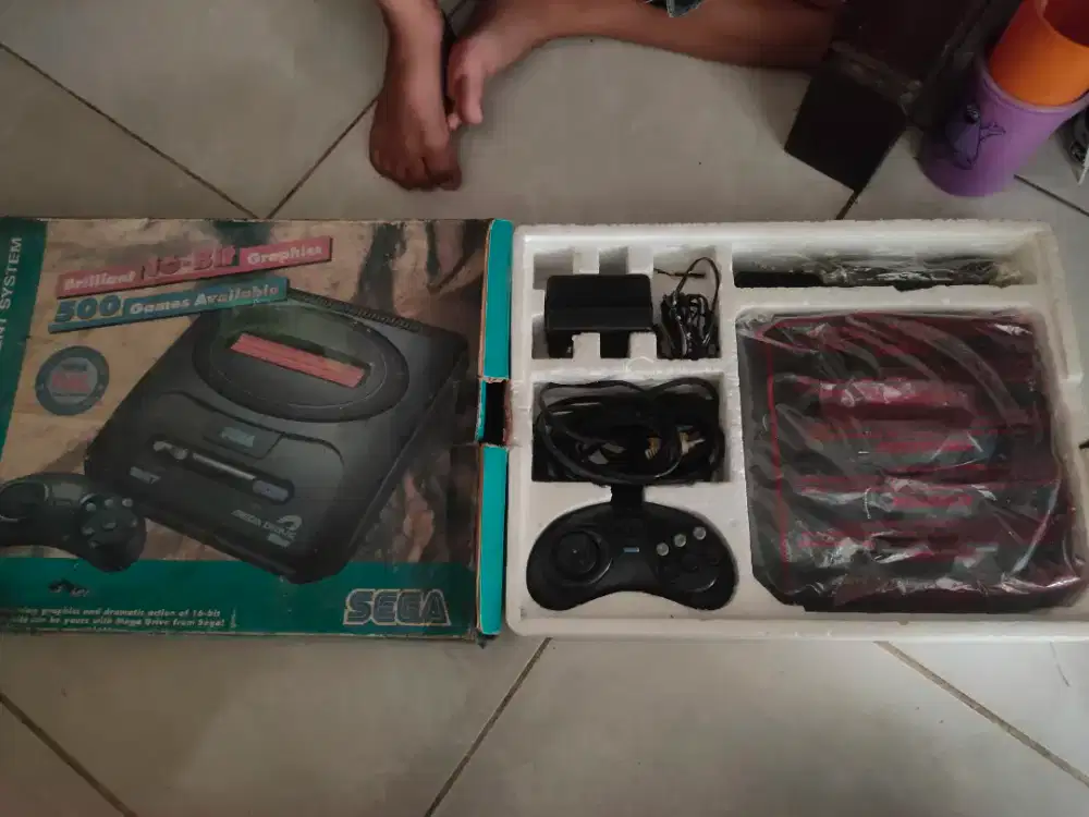 sega drive fullset komplit normal