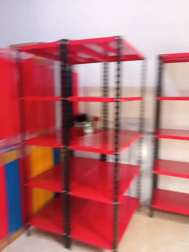 Rak besi rak buku rak gudang