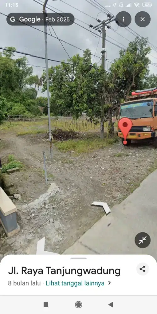 Dijual cepat tanah di Kabuh Jombang 2600m² 300rb/m