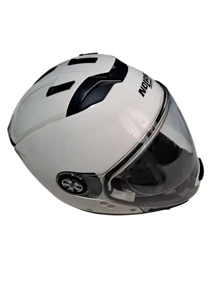 Helm Nolan N70-2GT Classic Metal Putih