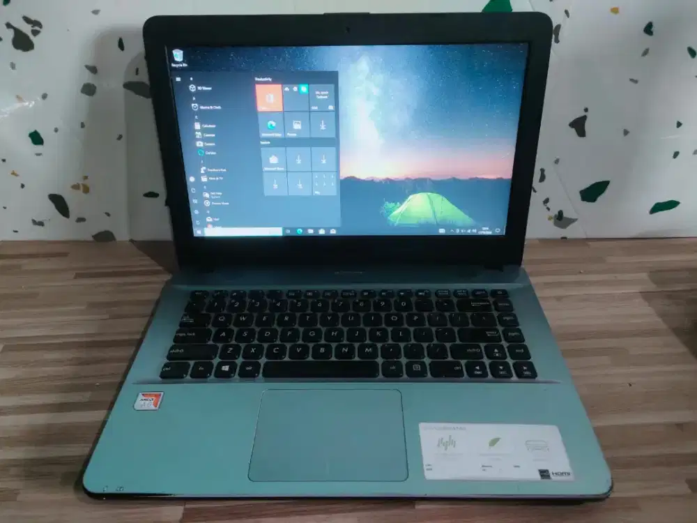 Laptop Asus X441B Amd A6 - 9220 Radeon -4GB -SSD 128GB- SIAP PAKE