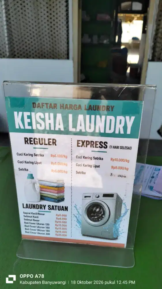 Jasa laundry partai kecil dan besar