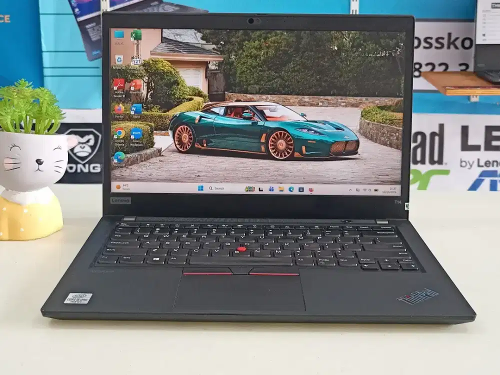 Laptop bekas Lenovo Thinkpad T14 Gen1 Ram 16GB, Intel Core i5-Gen10
