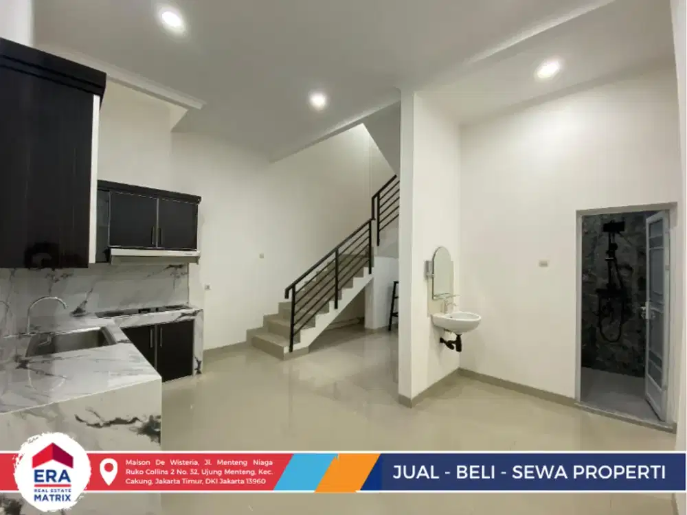 Rumah Sunter Graha Pratama Jakarta Utara 4 lantai ada Rooftop renov total siap huni bisa KPR