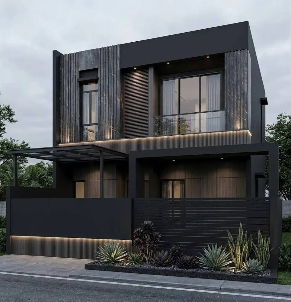 Jasa design denah dan fasad-rumah, tinggal-ruko-landscaping