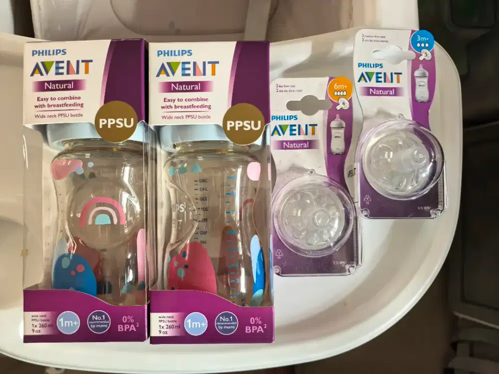 Phillips avent natural wide neck PPSU botol 260ml