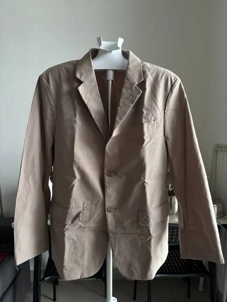 [Like New] Blazer Uniqlo Pria Original Warna Krem