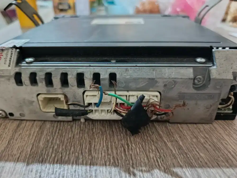 Head unit tape mobil single Din original Toyota Avanza kode 86180BZ380