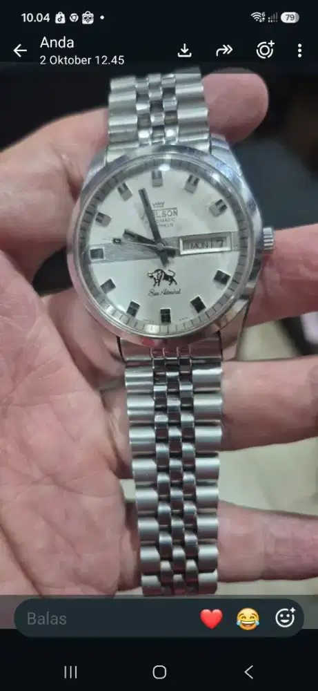 Jam tangan nelson automatic like omega