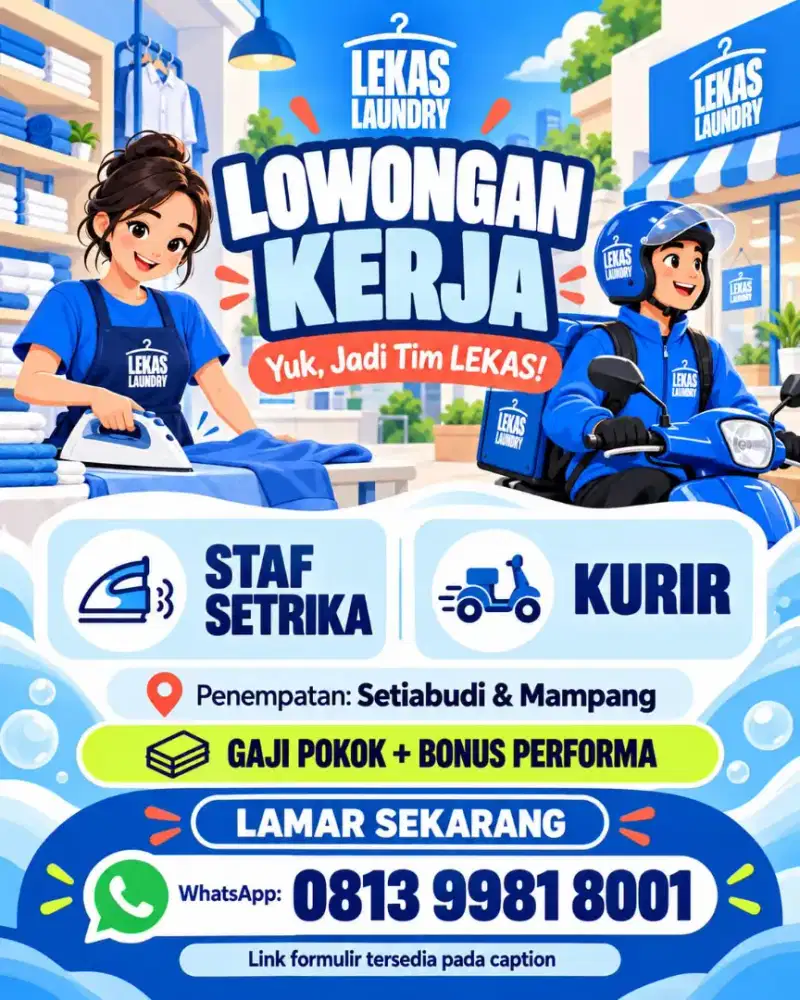Lowongan pekerjaan laundry