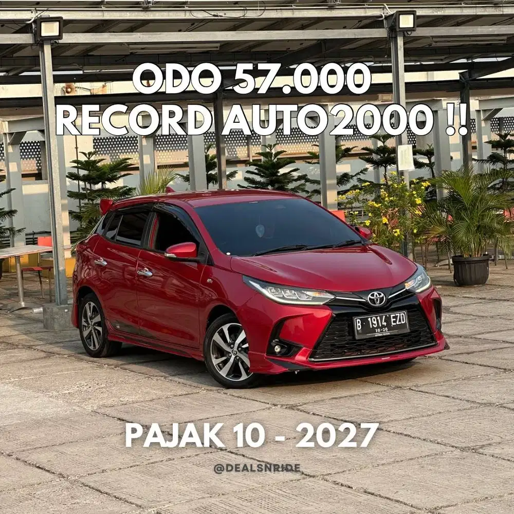 ODO 57.000 ANTIKK !! PAJAK 10/2027 TOYOTA YARIS GR SPORT 2021 MURAH