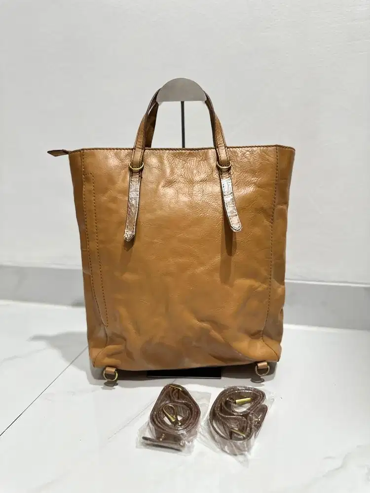 Tote+backpack fossil vintage
