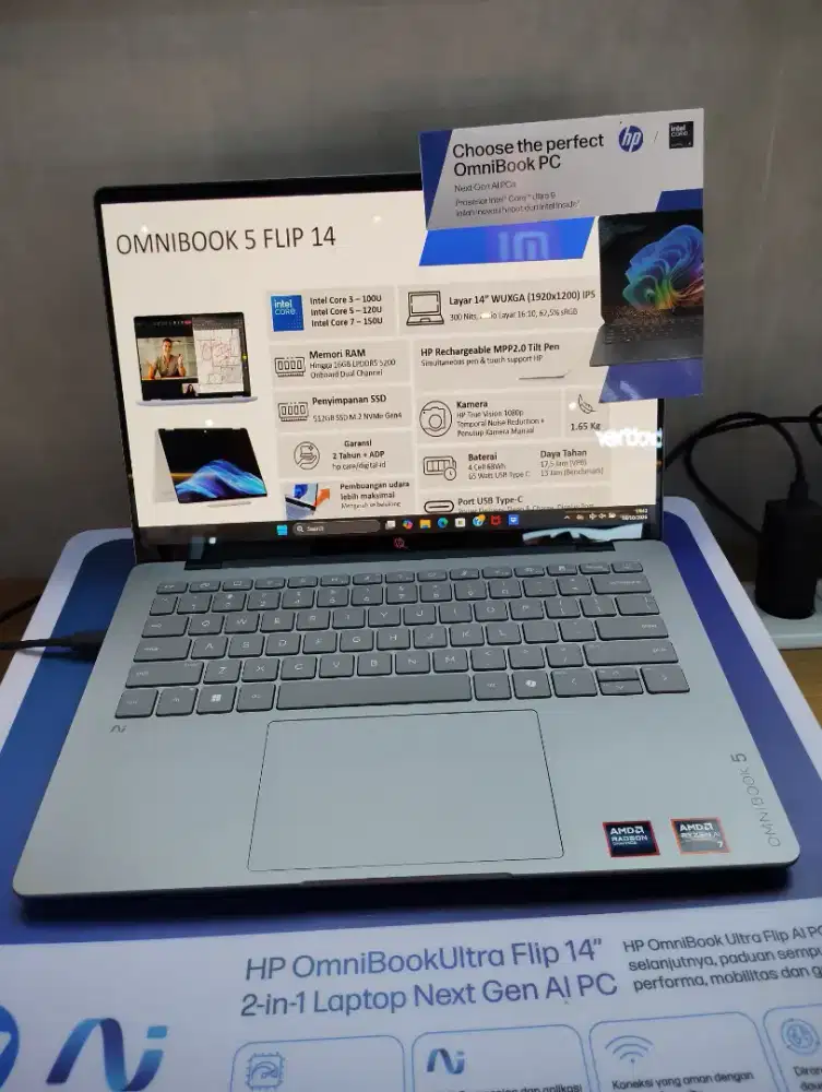 KREDIT LAPTOP HP AMD RYZEN 5 RAM 8/512GB DENGAN CICILAN HOME CREDIT!