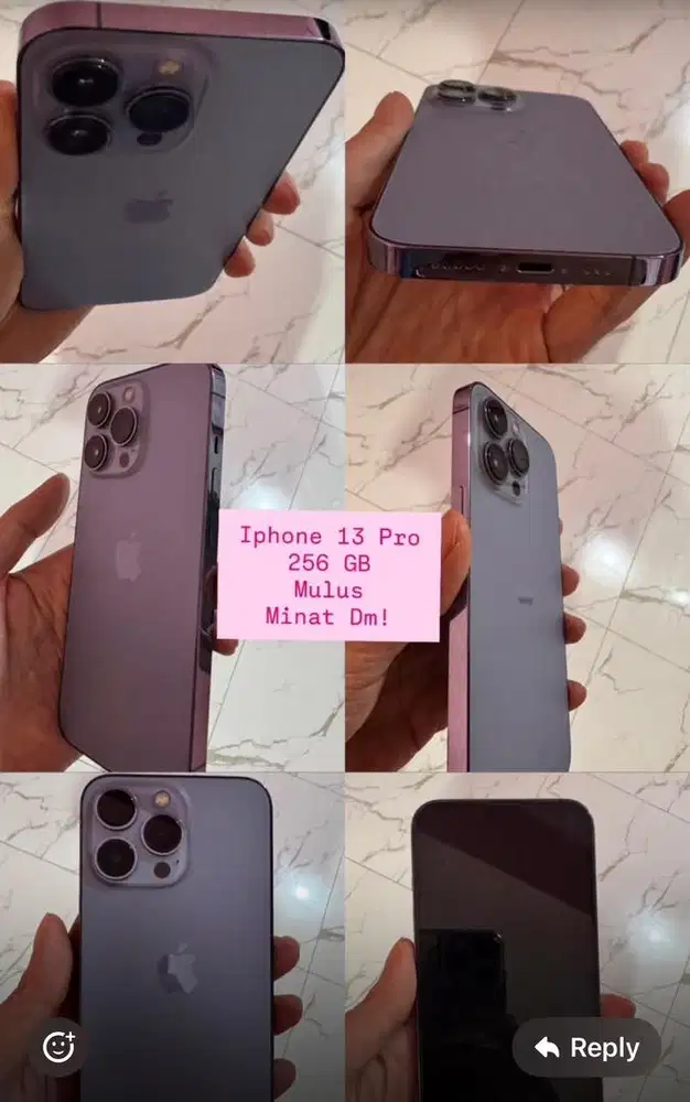 Jual iphone 13 pro 256GB