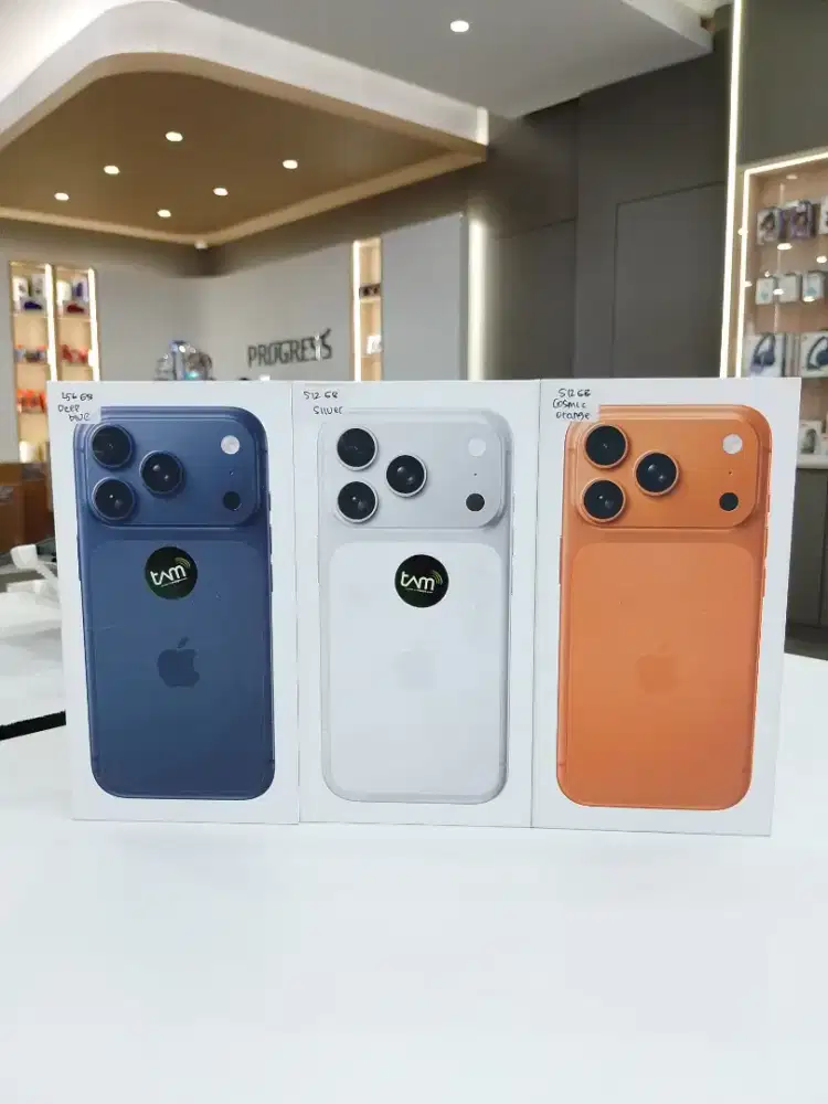 Ready Stok iPhone 17 Pro Series berbagai macam warna dan memori