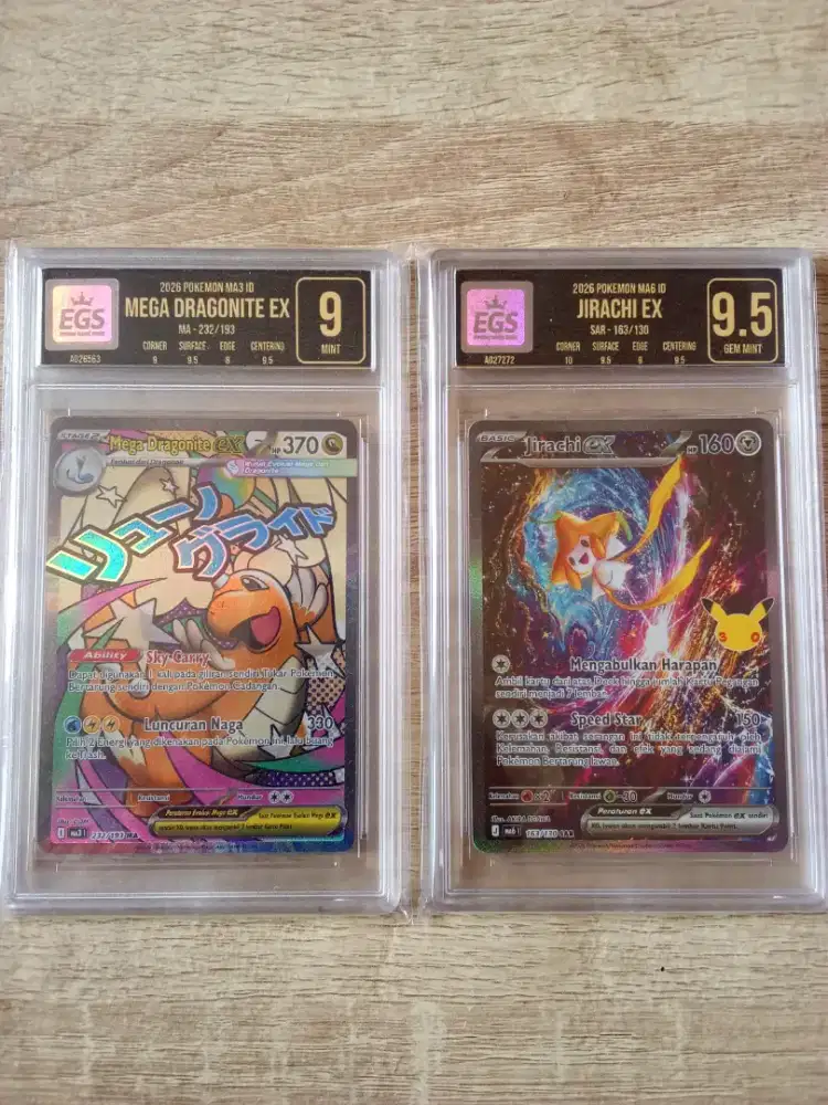 Pokemon ID Grade 9 dan 9,5 EGS