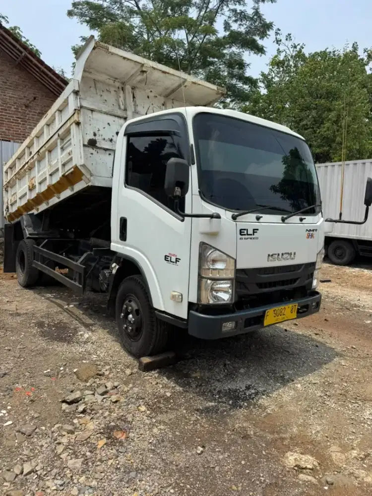 Isuzu Elf Dump Truck NMR Th.2022 Euro4 isuzu elf dumptruck ban dobel