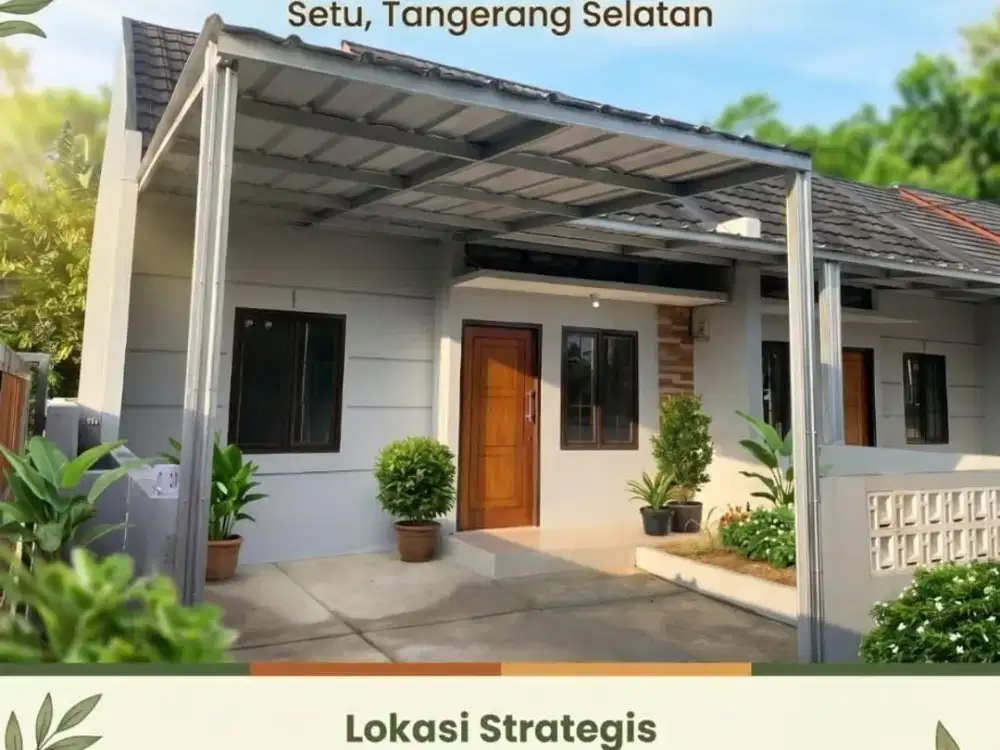 Rumah di Tangerang Selatan Dekat Lotte dan Serpong City Paradise