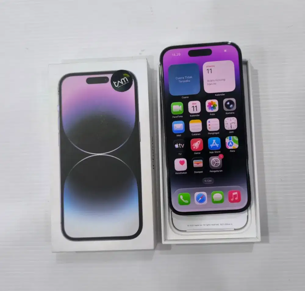 iphone 14 pro 128gb ex ibox komplit ori istimewa