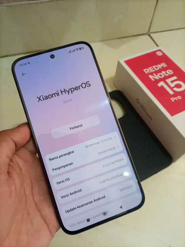 Redmi not 15 pro 5g 256