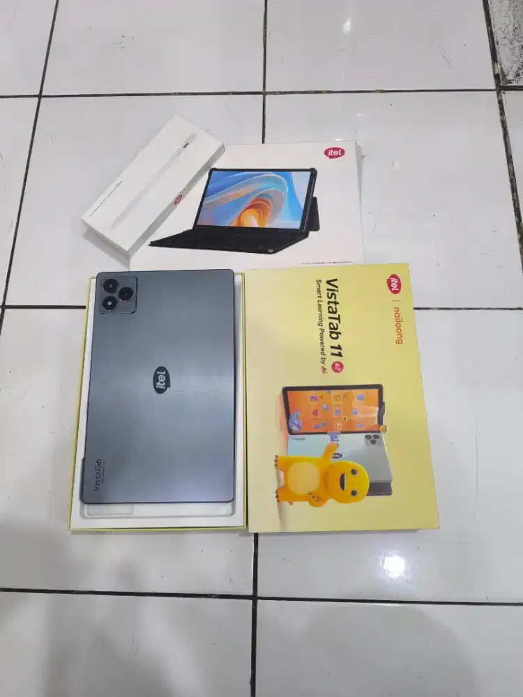 itel vista tab 11 ram 4/128 bisa kartu komplit ori