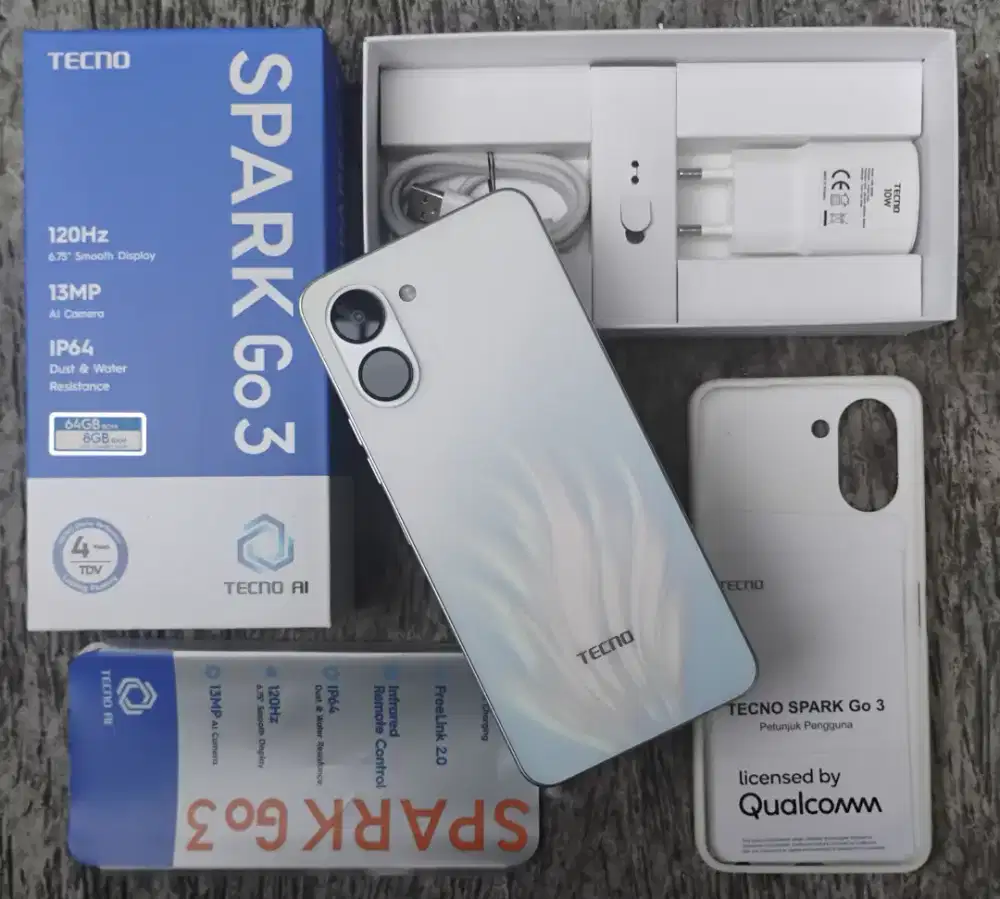 TECNO SPARK GO 3 - RAM 4/64 GB || 2 BULAN PAKAI