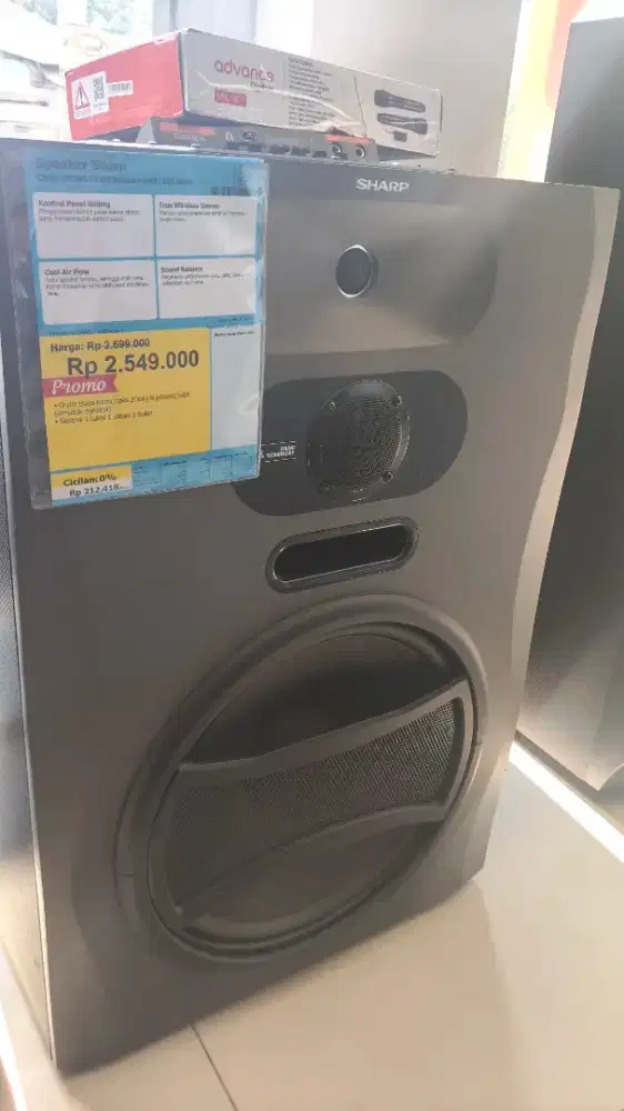 Speaker Sharp CBOX PROX15UBB Bisa Cicilan Tanpa DP bayar bulan dpn