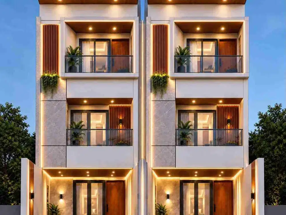 Rumah Baru 3 Lantai Di Kawasan Pusat Kuliner Greenville Jakarta Barat