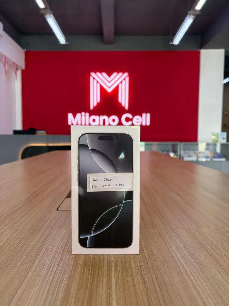 Iphone 16 Pro Max 256GB Demo Segel Garansi 1 Tahun