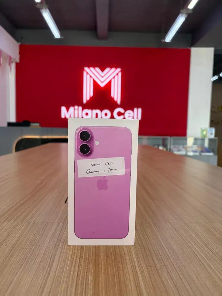 Iphone 16 Plus 128GB Demo Segel Garansi Resmi 1 Tahun