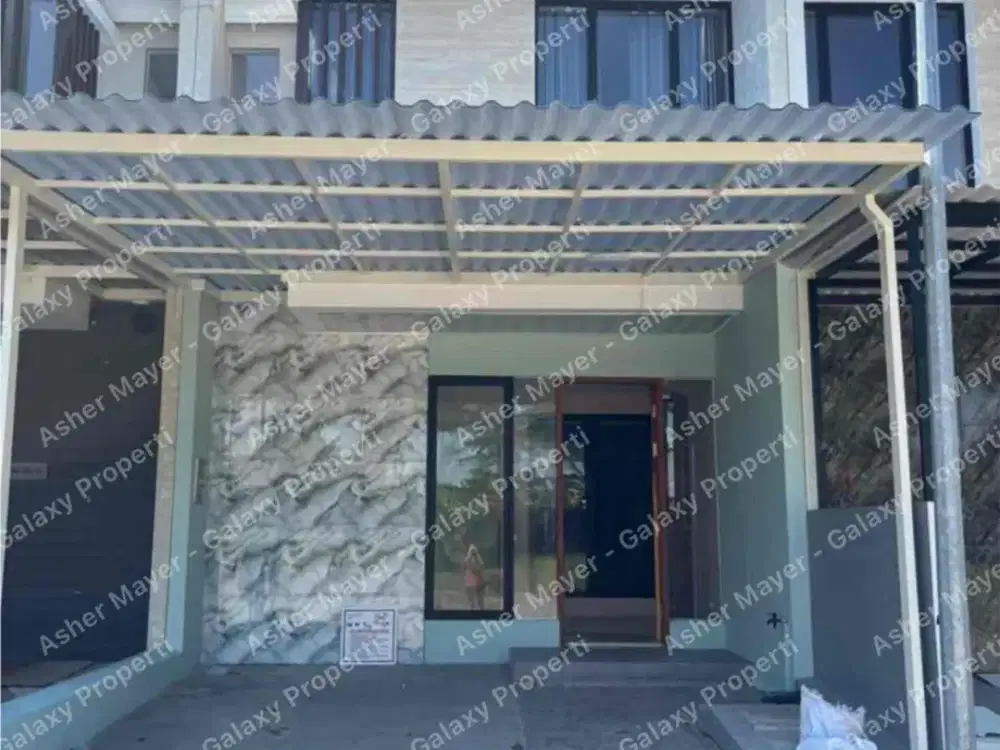 Rumah 2 lantai gress kosongan siap huni di northwest lake citraland utara surabaya barat