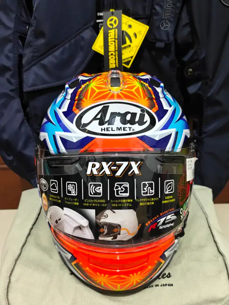 Brand New Arai Helmet RX-7X Okamoto Size Large