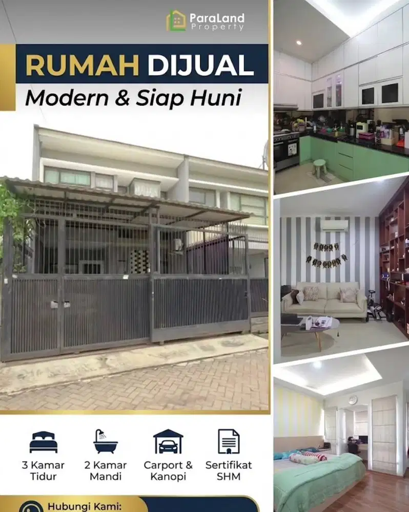 Jual rumah area Karang Tengah - berdampingan JakBar